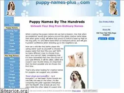 Sites similar to puppy-names-plus.com