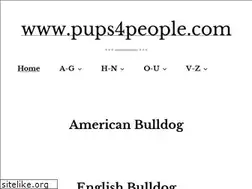 Sites similar to pups4people.com