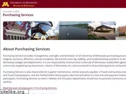 Sites similar to purchasing.umn.edu