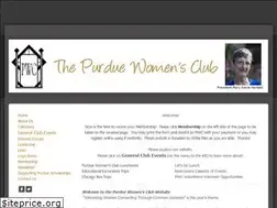 Sites similar to purduewomensclub.org