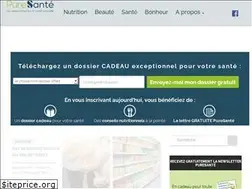 Sites similar to pure-sante.info