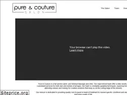 Sites similar to pureandcouture.com