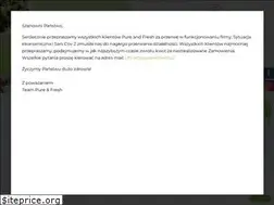 Sites similar to pureandfresh.pl