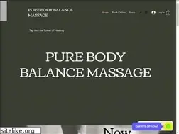 Sites similar to purebodybalancemassage.com
