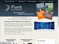 Sites similar to purecustomsolutions.com