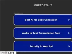 Sites similar to puredata.it