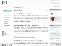 Sites similar to puredata.org