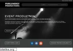 Sites similar to pureenergyproductions.com
