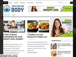 Sites similar to purefoodandbody.com
