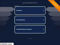 Sites similar to purefoodanddrinks.eu