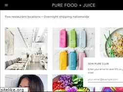 Sites similar to purefoodandjuice.com