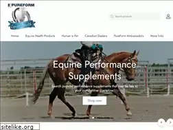 Sites similar to pureformequinehealth.com