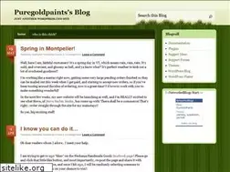Sites similar to puregoldpaints.wordpress.com