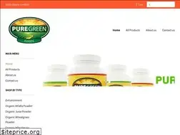 Sites similar to puregreenfoods.com