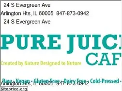 Sites similar to purejuicecafe.com