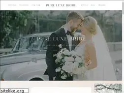 Sites similar to pureluxebride.com