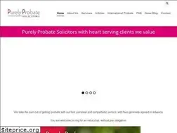 Sites similar to purelyprobate.co.uk