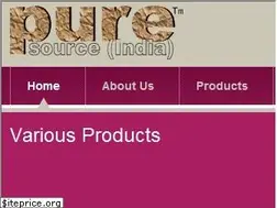 Sites similar to puresourceindia.in