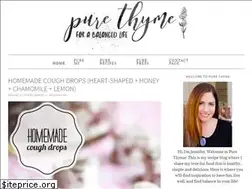Sites similar to purethyme.com