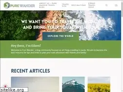 Sites similar to purewander.com