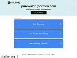 Sites similar to purewaxingformen.com