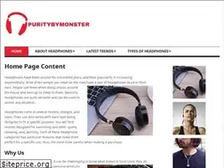 Sites similar to puritybymonster.com
