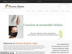 Sites similar to purnimaexports.com