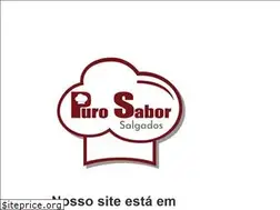 Sites similar to purosaborsalgados.com.br