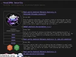 Sites similar to purpl3f0xsecur1ty.tech