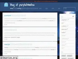 Sites similar to purplebamboo.github.io