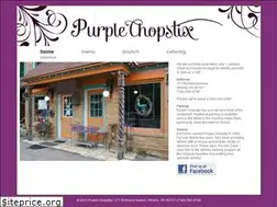 Sites similar to purplechopstix.com