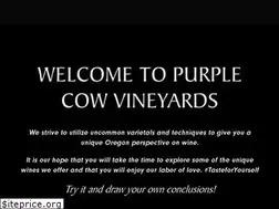 Sites similar to purplecowvineyards.com