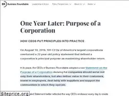 Sites similar to purpose.businessroundtable.org