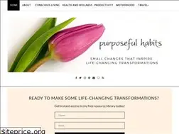 Sites similar to purposefulhabits.com