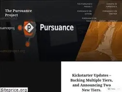 Sites similar to pursuanceproject.wordpress.com