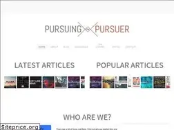 Sites similar to pursuingthepursuer.org