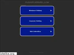 Sites similar to pusher-apparel.com