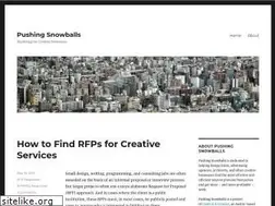 Sites similar to pushingsnowballs.com