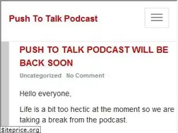 Sites similar to pushtotalkpodcast.com