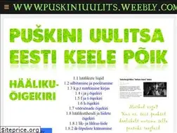 Sites similar to puskiniuulits-keel.weebly.com