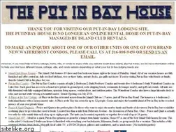 Sites similar to putinbayhouse.com