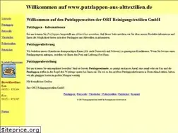 Sites similar to putzlappen-aus-alttextilien.de