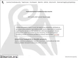 Sites similar to puukkoseura.fi