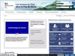 Sites similar to puy-de-dome.gouv.fr