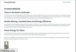 Sites similar to puyang-window.com