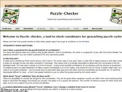Sites similar to puzzle-checker.com
