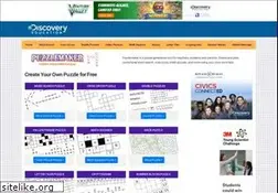 Sites similar to puzzlemaker.discoveryeducation.com