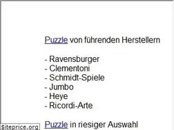 Sites similar to puzzleshop.de