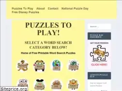 Sites similar to puzzlestoplay.com