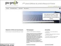 Sites similar to pv-pro.fr